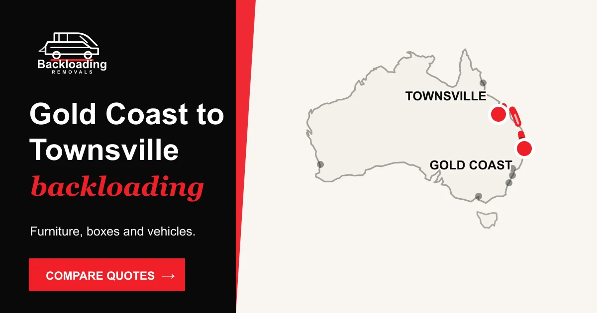 Gold Coast to Townsville backloading route with Backloading Removals