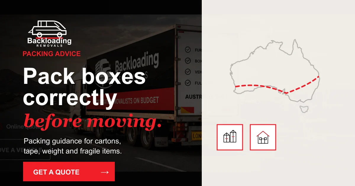 How to pack boxes correctly branded packing image